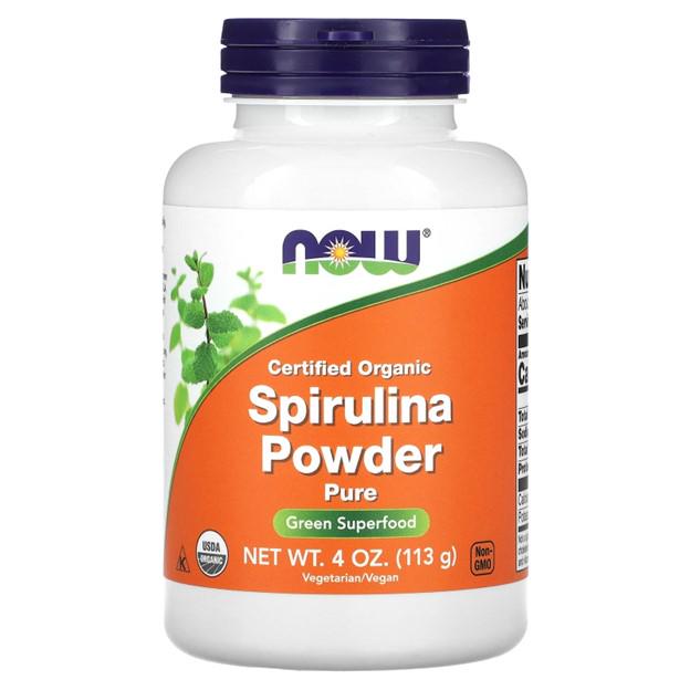 Спирулина Now Foods Organic Spirulina Powder 113 г (1327)