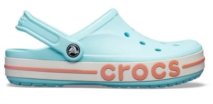 Сабо Crocs Bayaband Clog M6-W8 р. 38 Ice Blue/Melon - фото 2