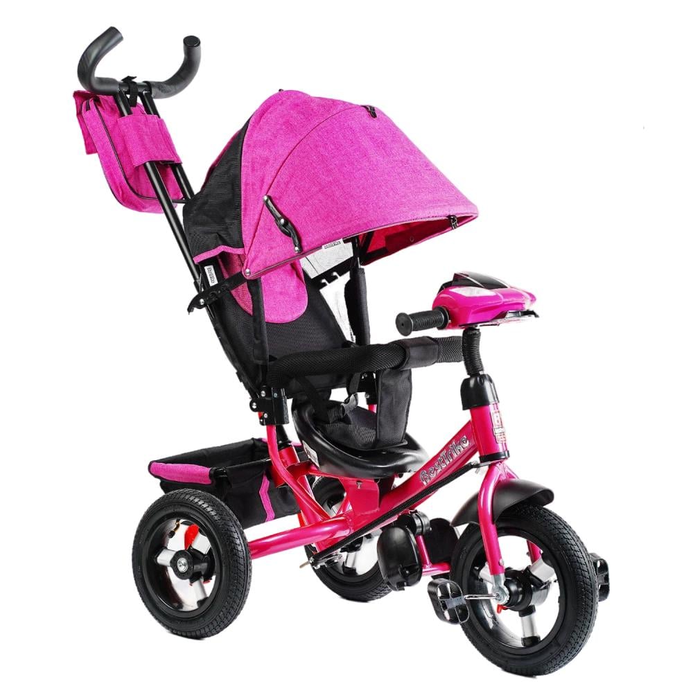 Велосипед 3-х колесный детский Best Trike с надувными колесами USB пульт Pink (125072) Велосипед 3-х колесный детский Best Trike с надувными колесами USB пульт Pink (125072)
