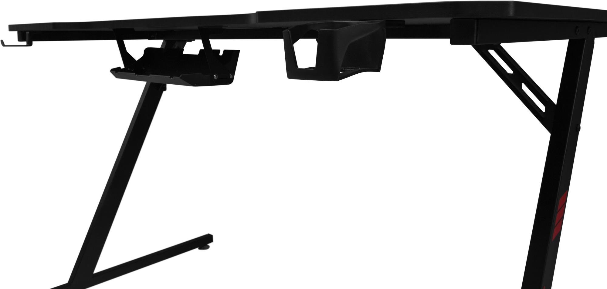 Компьютерный стол GT Racer T-1213 120x60x73 см Black (1518) - фото 20 Компьютерный стол GT Racer T-1213 120x60x73 см Black (1518) - фото 20