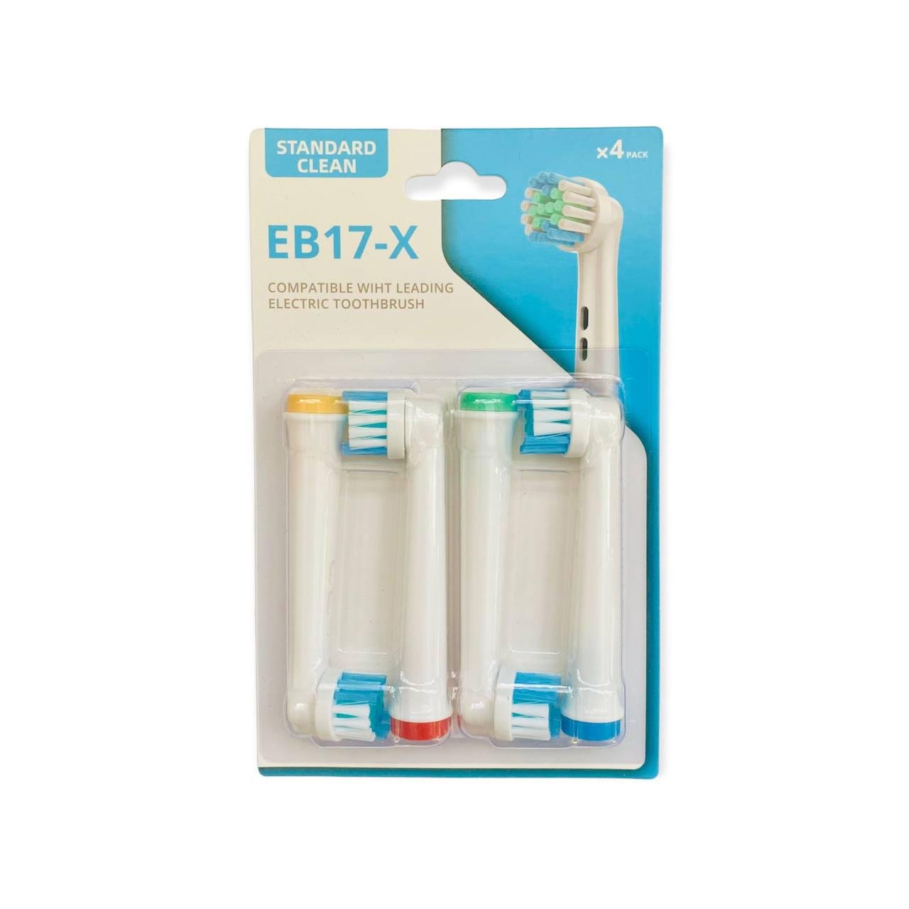 Насадка для электрической зубной щетки Oral-B Braun EB17-X Vitality 4 шт.