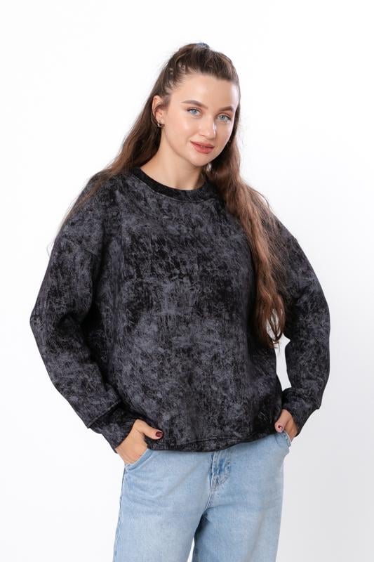 Джемпер жіночий Носи Своє оверсайз р. 54 Чорний (8355-141)