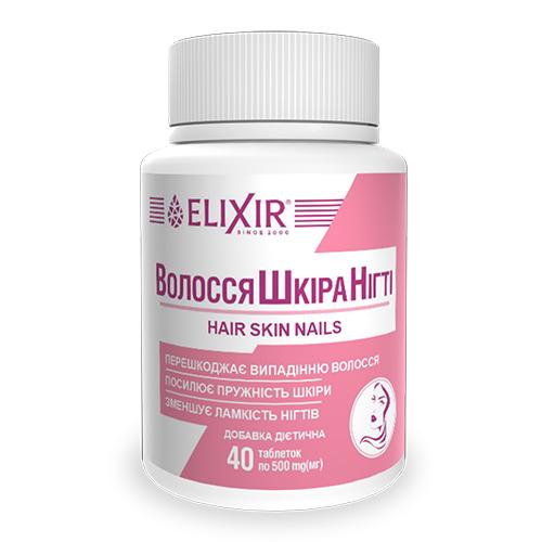 Добавка диетическая Elixir Волосы/Кожа/Ногти 40 табл. (1741348323) Добавка диетическая Elixir Волосы/Кожа/Ногти 40 табл. (1741348323)