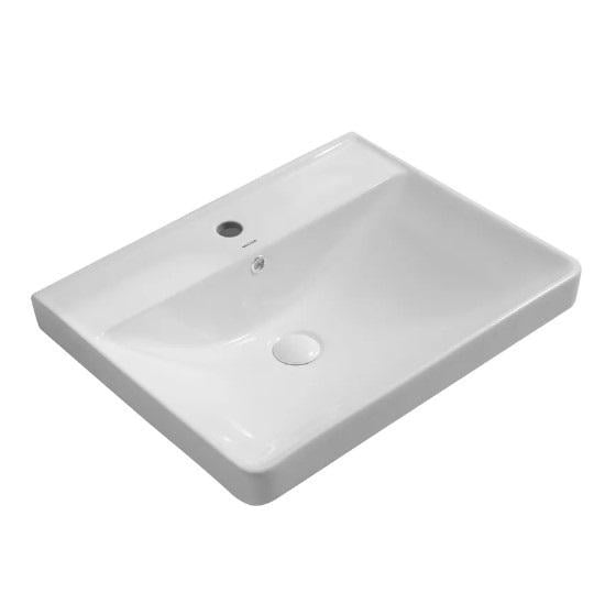 Раковина меблева MIXXUS PREMIUM STYLE-1501 з отвором під змішувач та переливом 600х480х190 мм (MP6498)