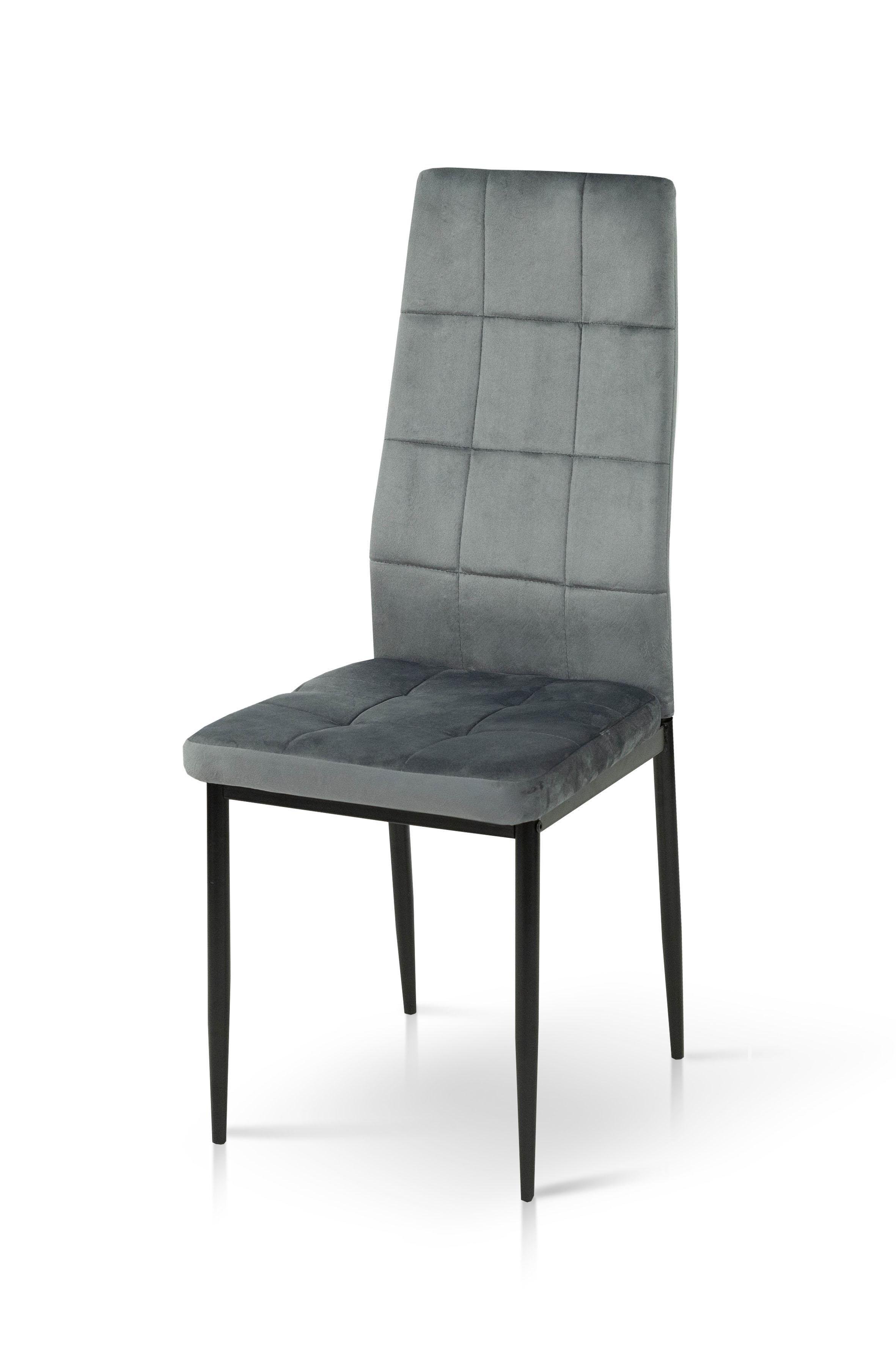 Стілець для кухні та вітальні ГРЕЙС Айс 410х980х510 мм Чорний/Сірий (GAА0056133) - фото 2