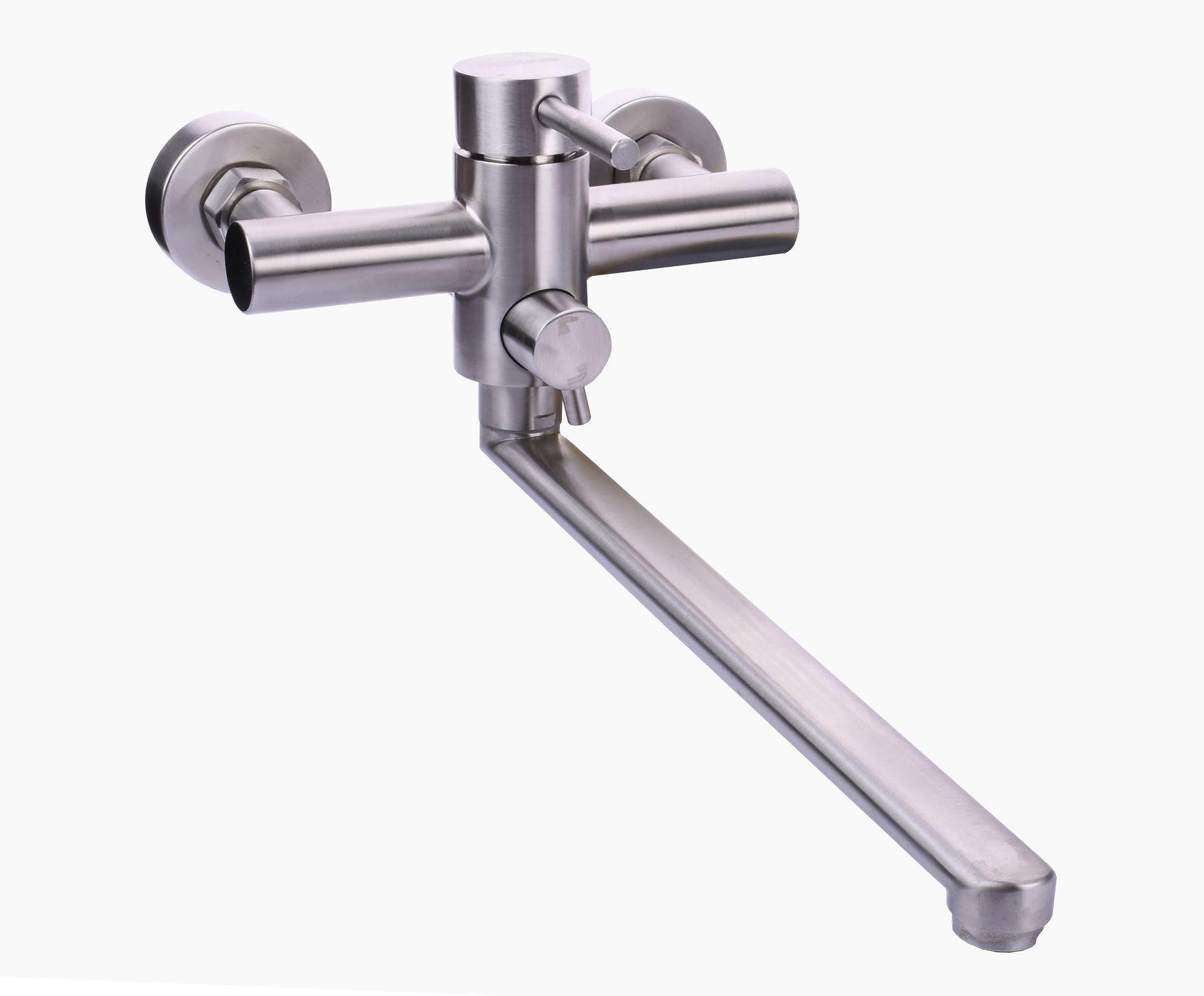 Смеситель для ванны Globus Lux ALPEN SUS-208 000020414 однорычажный Сатин (108033)