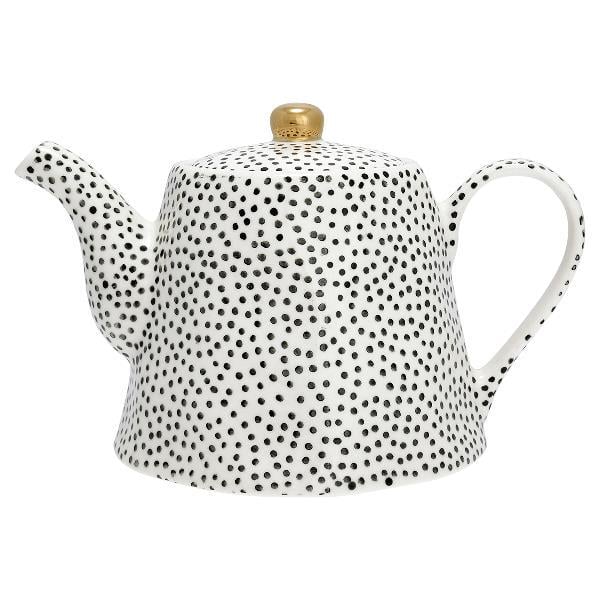 Чайник GreenGate Dot 1 л Black (5707463285245)