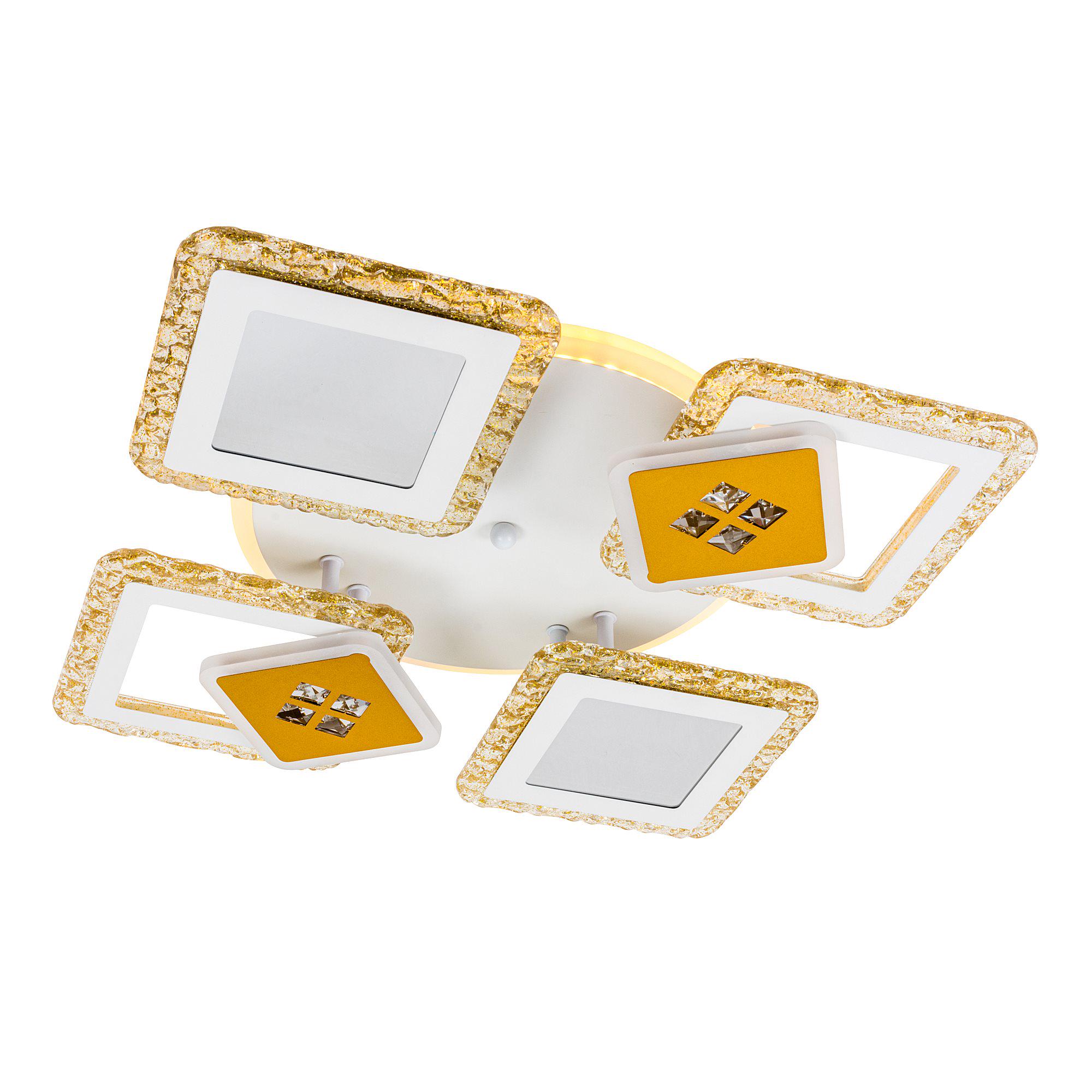 Люстра светодиодная с пультом Valeso V K39940-4+2+1 White/Gold (000036404) - фото 9