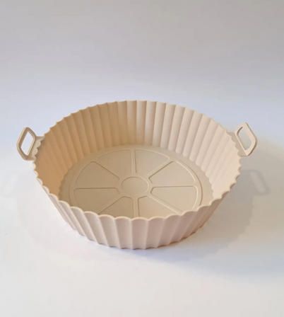 Форма силіконова для аерогрилів та аерофритюрниць Бежевий (W-833) - фото 3 Форма силіконова для аерогрилів та аерофритюрниць Бежевий (W-833) - фото 3