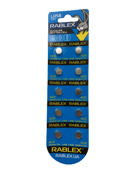 Батарейка Rablex AG 11 LR721 (1570)