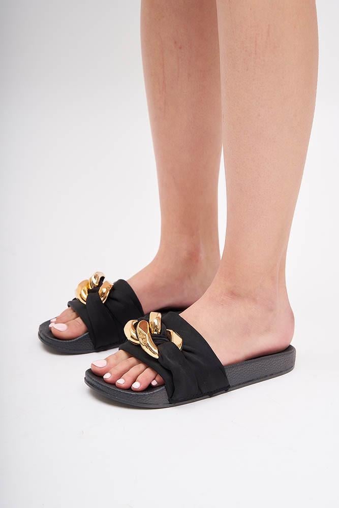 Шлепанцы женские Soprano р. 37 Черный (173142)