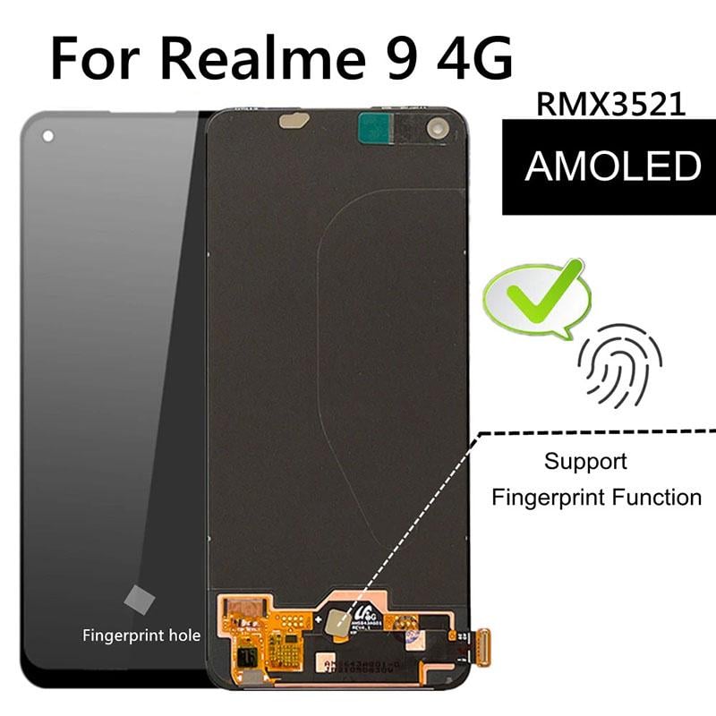 Дисплей и сенсор для Realme 9 4G RMX3521 Black - фото 3