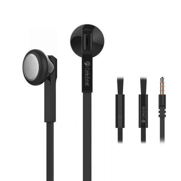 Наушники вкладыши проводные Celebrat D4 с микрофоном (10038)