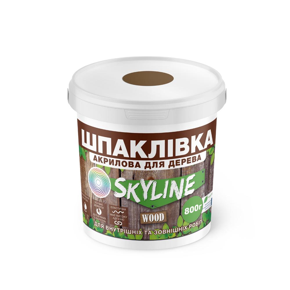 Шпаклівка акрилова Skyline Wood для дерева 800 г Горіх - фото 1