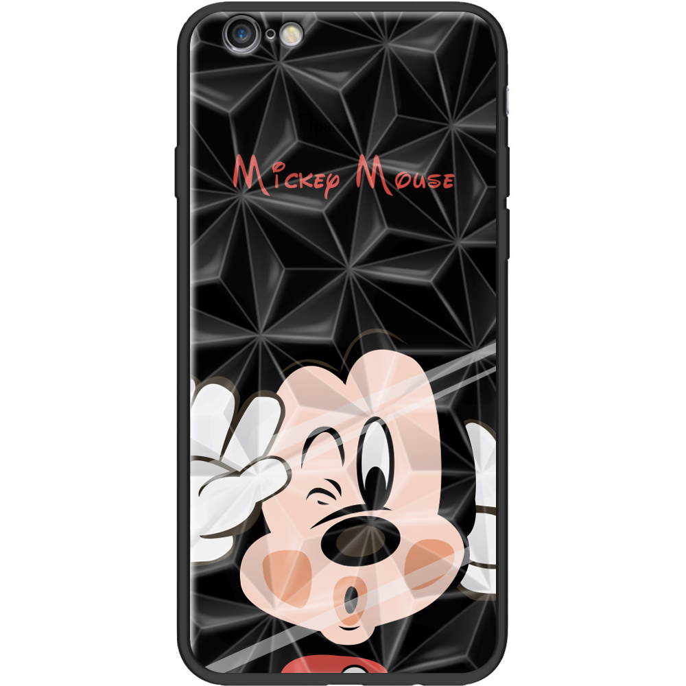 Чехол Boxface iPhone 6 Mister M Черный силикон с призмой (24523-cc58-37854)