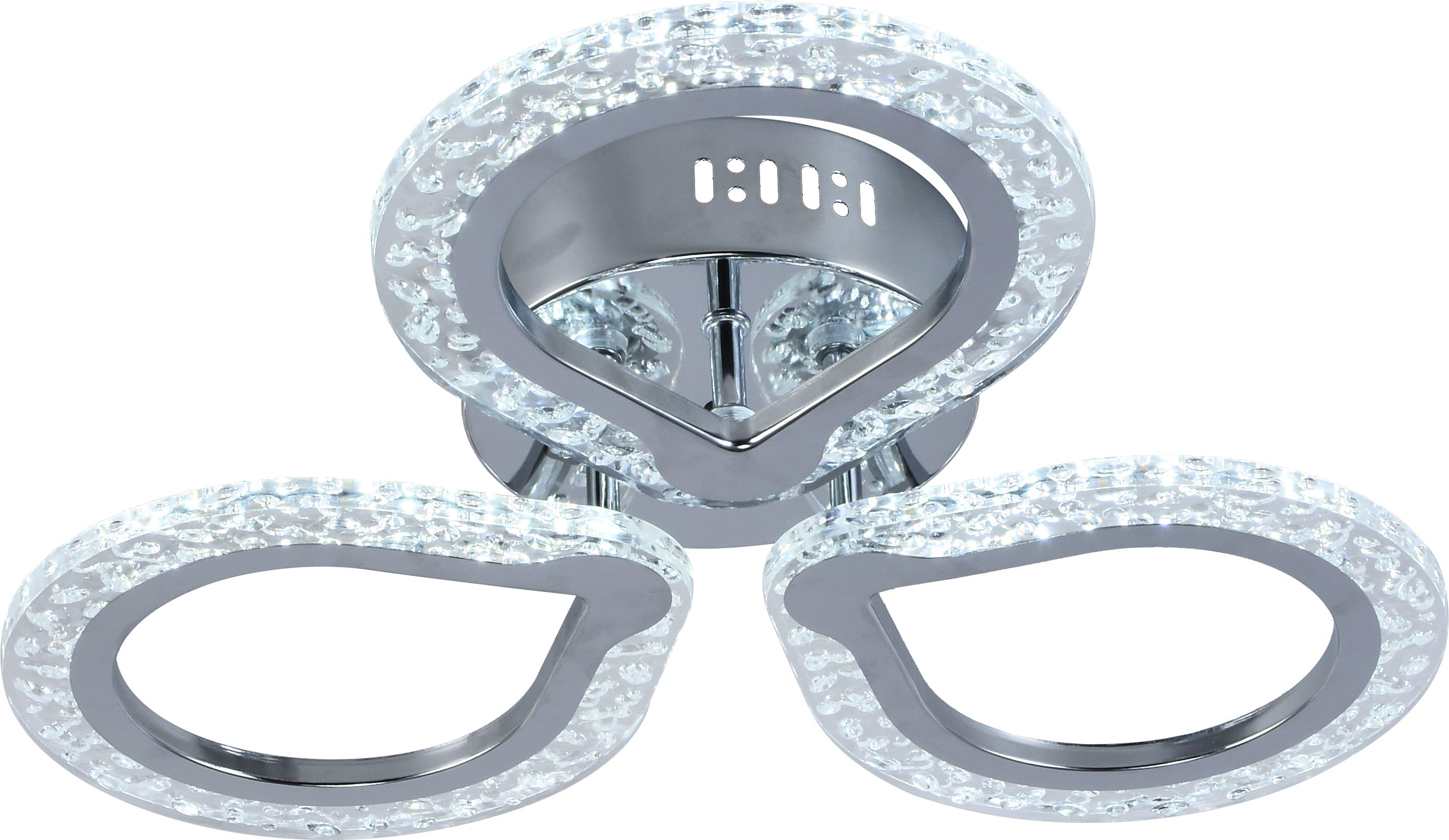 Люстра светодиодная Sirius LI8422/3B CR 46 W акриловая