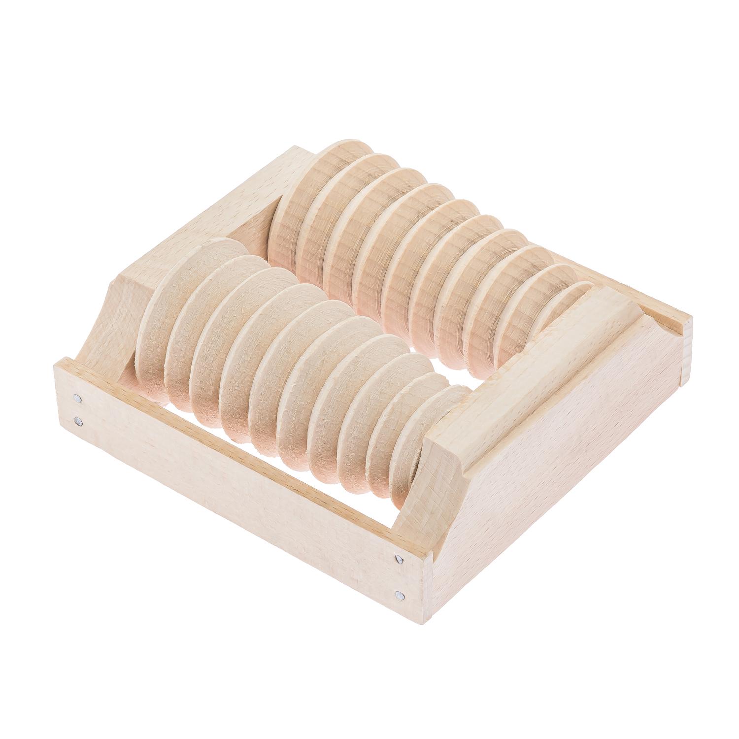 Массажер для стоп деревянный для профилактики плоскостопия и рефлекторного массажа на 2 ролика на одну ногу (87039) - фото 3 Массажер для стоп деревянный для профилактики плоскостопия и рефлекторного массажа на 2 ролика на одну ногу (87039) - фото 3