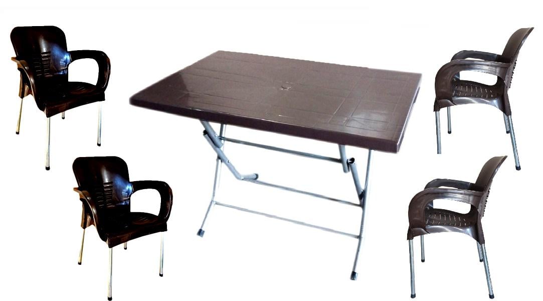 Комплект мебели стул Венус 4 шт. со столом складным Бари (26248723)