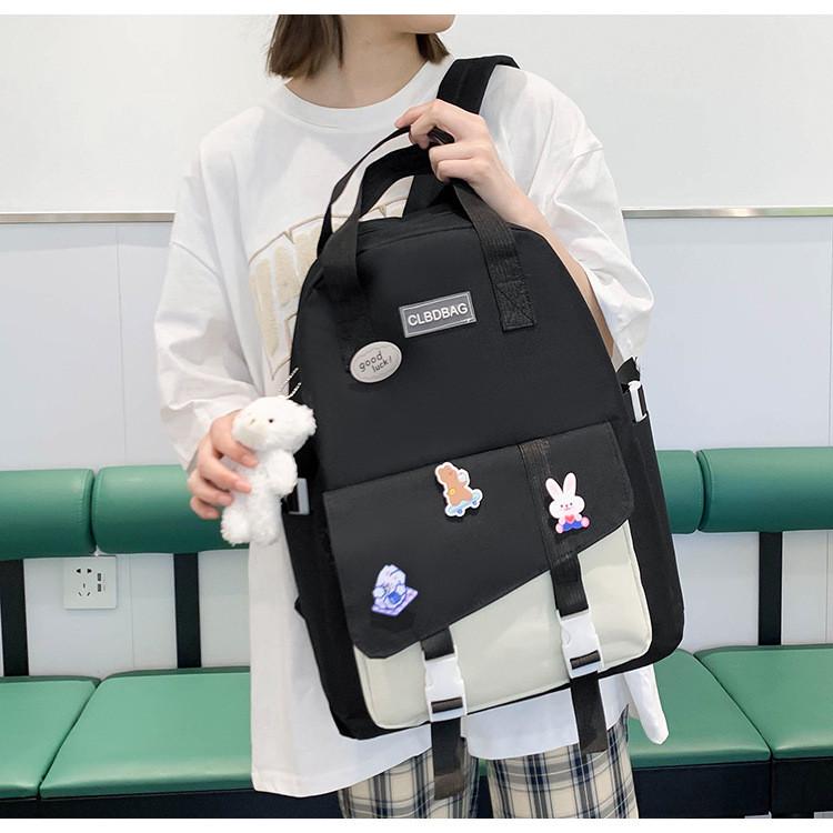 Школьный рюкзак унисекс 4в1 Черный (CL-9492-4) - фото 3 Школьный рюкзак унисекс 4в1 Черный (CL-9492-4) - фото 3