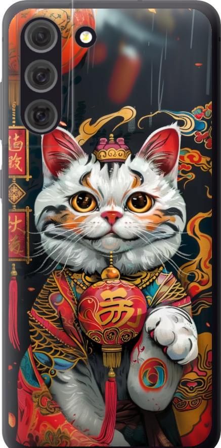 Чехол на Samsung Galaxy S21 FE China Cat v2 (6135t-2302-42517)