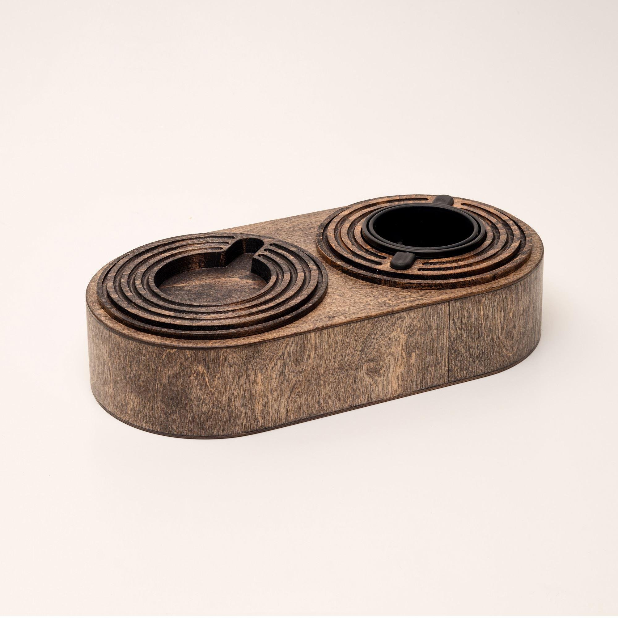 Підставка балансуюча Spillno Oval під келих/пляшку/банку з двосторонньою підставкою для чашки або тарілки (80005)