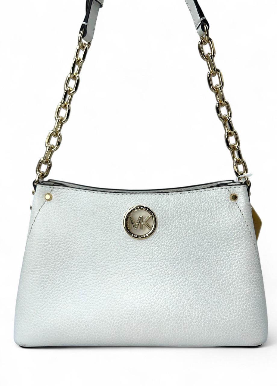 Жіноча сумка Michael Kors Allison 32s3gac8l xbody leather Optic White (2784188262)