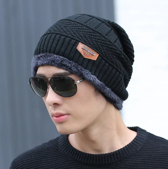 Комплект мужской шапка/снуд с меховой подкладкой One Size (29548882) - фото 5 Комплект мужской шапка/снуд с меховой подкладкой One Size (29548882) - фото 5