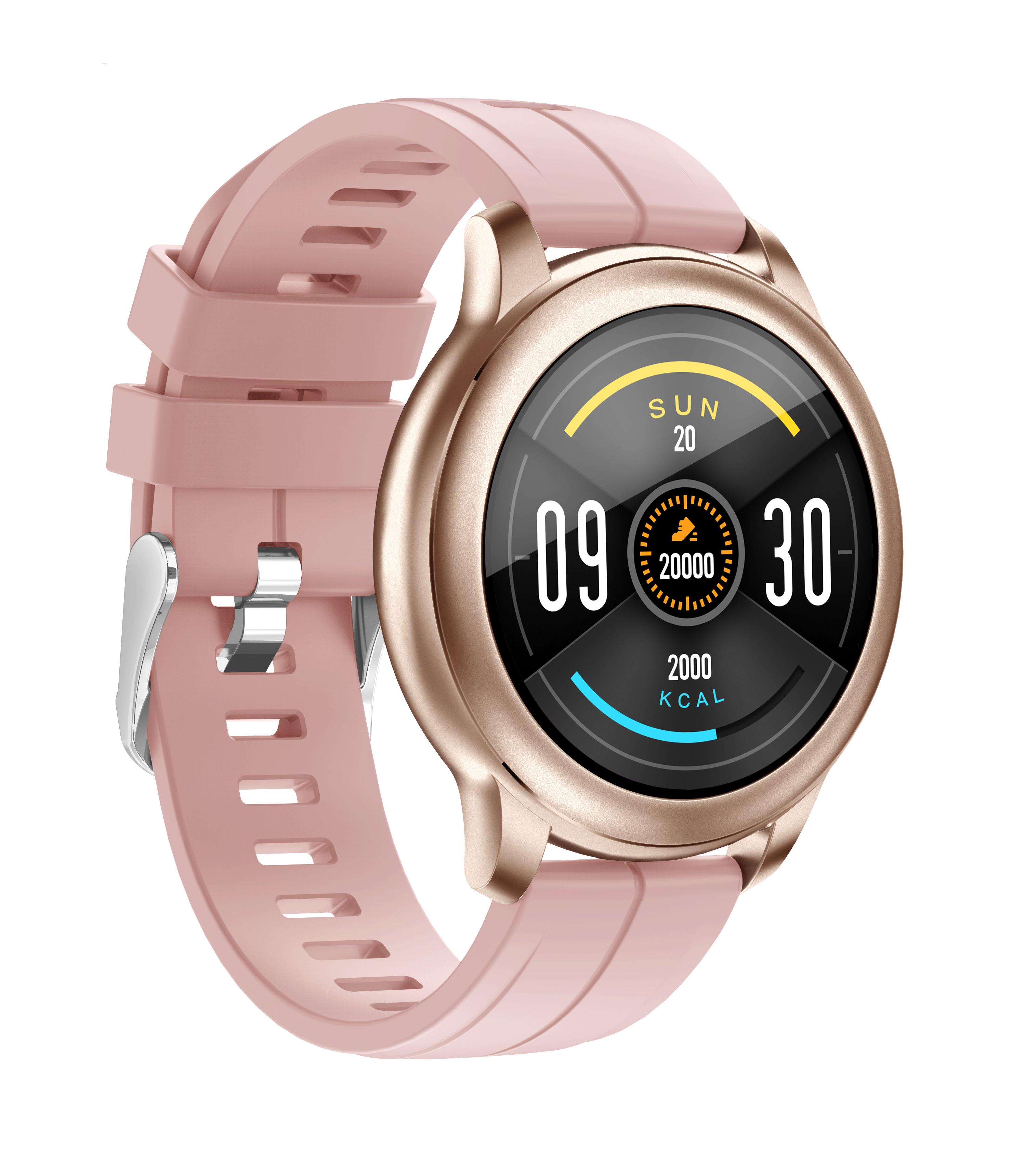 Розумний годинник Globex Smart Watch Me AERO Gold pink - фото 6