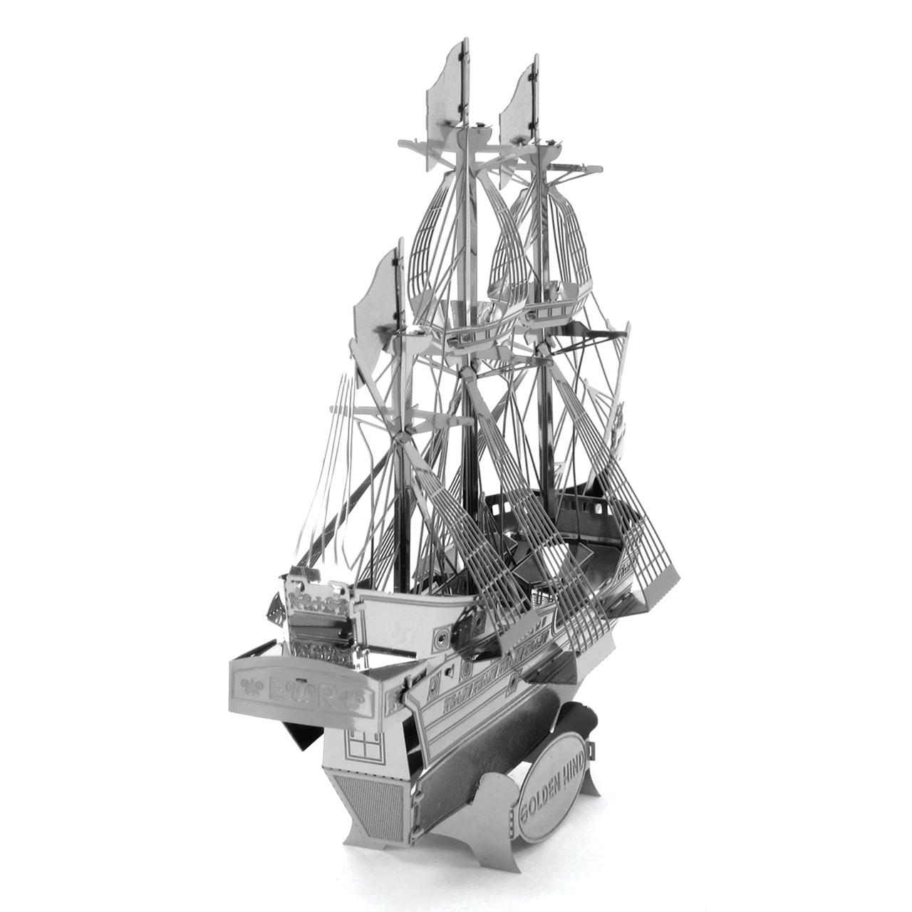 Конструктор металевий Metal Earth Golden Hind MMS049 3D - фото 4