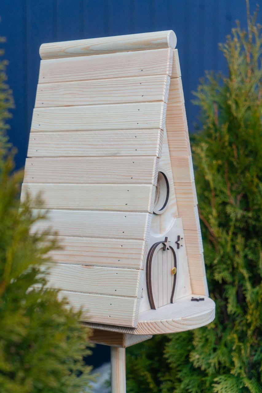 Дом для птиц Андромеда из древесины 325х290х210 мм - фото 2 Дом для птиц Андромеда из древесины 325х290х210 мм - фото 2