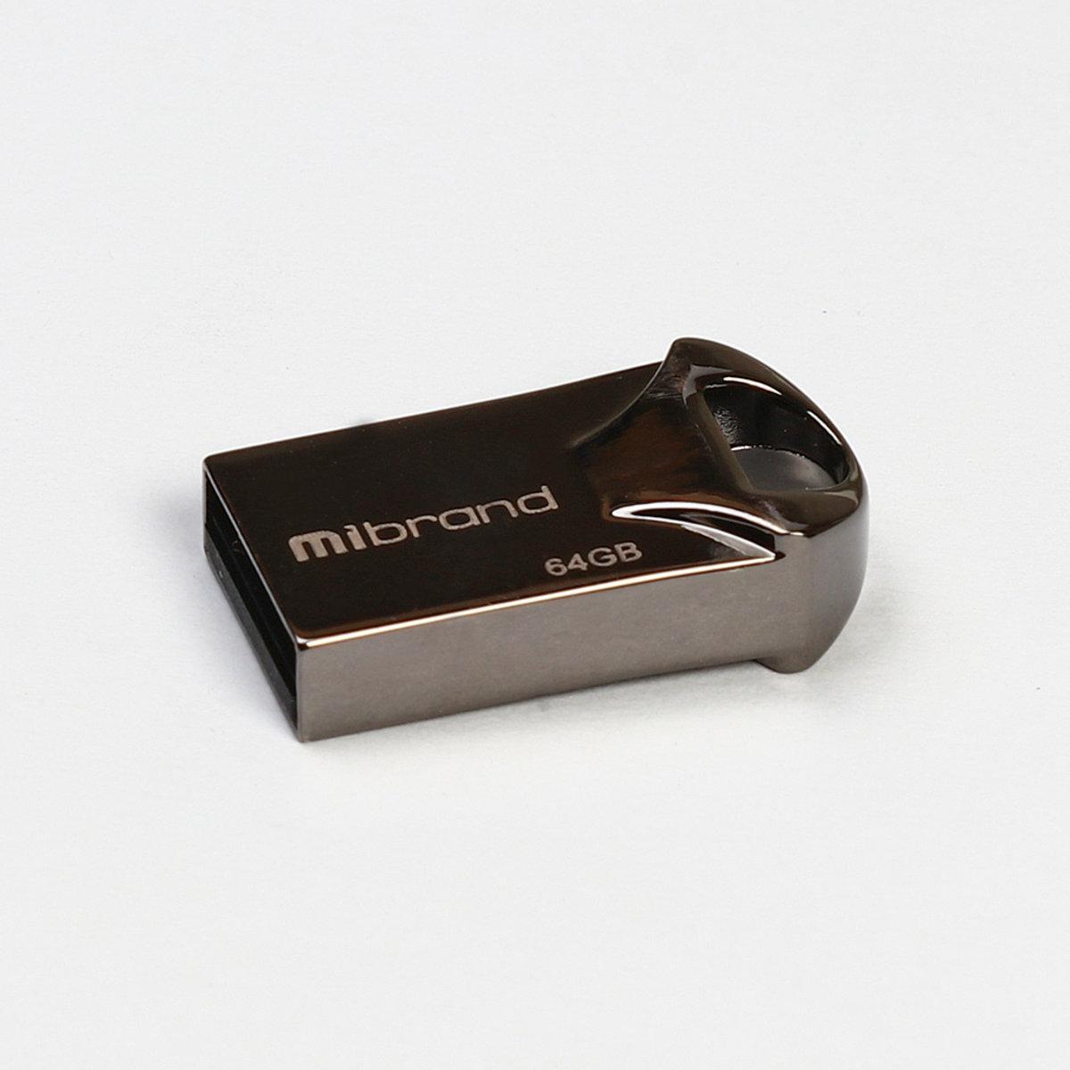 Флеш-накопитель Flash Mibrand USB 2.0 Hawk 64Gb Black (MI2.0/HA64M1B)