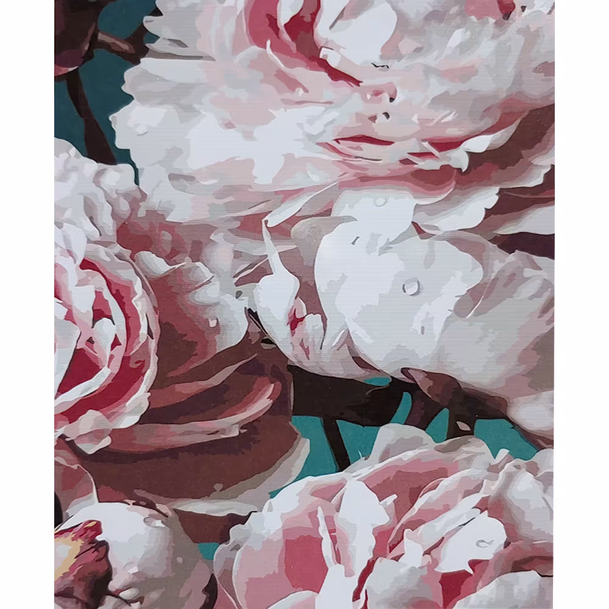 Картина по номерам Strateg Нежность лепестков 40x50 см (SR-B-SY6654)