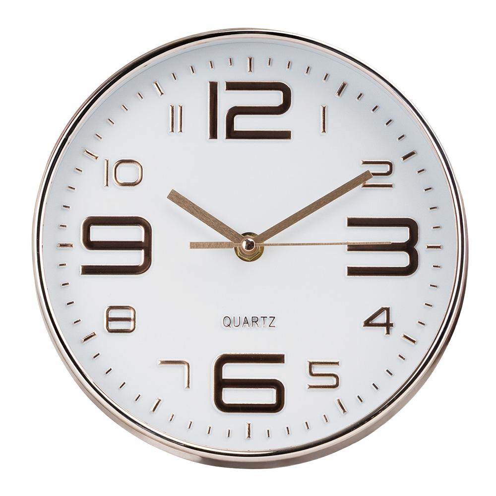 Часы Elisey Зенит 20 см Бело-бронзовый (2016-007)