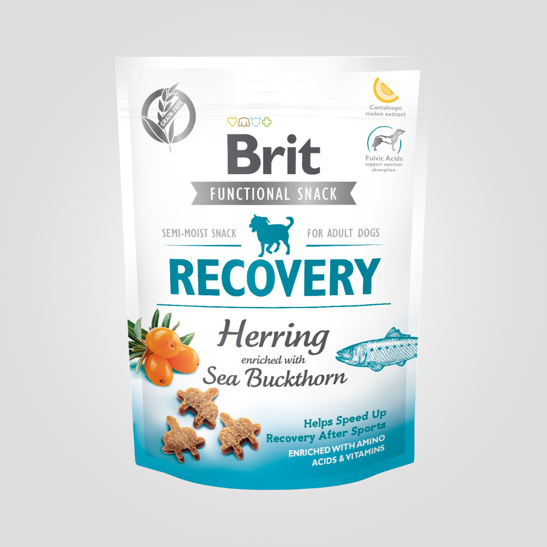 Ласощі для собак функціональні Brit Care Functional Snack Recovery Herring з оселедцем 150 г (2244859979)