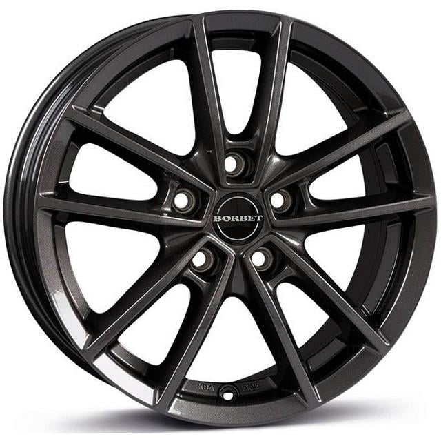 Диски литые Borbet W 7x17 5x108 ET45 DIA63,4 Mistral Anthracite Glossy (1001676803)
