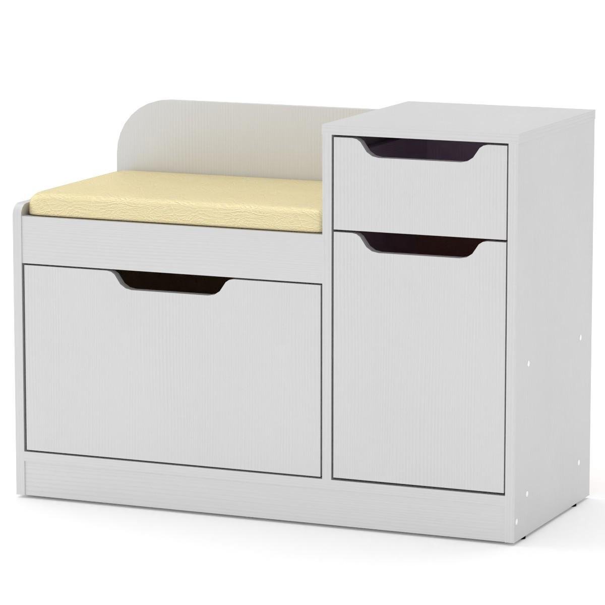 Тумба под обувь Компанит SC-12 90х38х66 см Нимфеа альба (28307657) - фото 1 Тумба под обувь Компанит SC-12 90х38х66 см Нимфеа альба (28307657) - фото 1