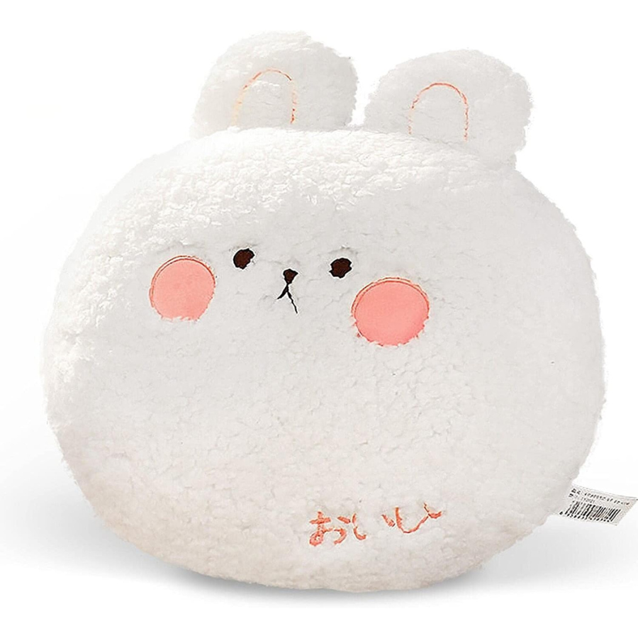 М'яка іграшка подушка Кролик з вушками декоративна плюшева Білий (9120/35)