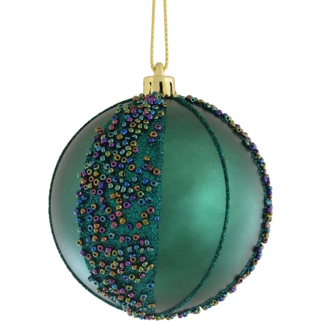 Шар новогодний Шарик 8 см Серый (TY-5-R-365)