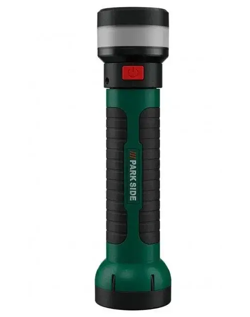 Ручной фонарь Parkside COB 6 LED 6500К 2000 мАч с крючком и магнитом (10215652)