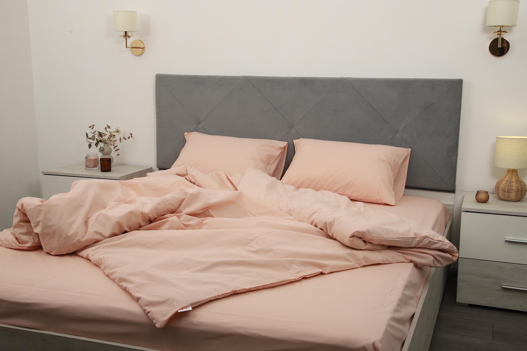 Комплект постельного белья евро Amore 1406 ранфорс Розовый (KPB-Ae-R-1406(50x70)_) - фото 6