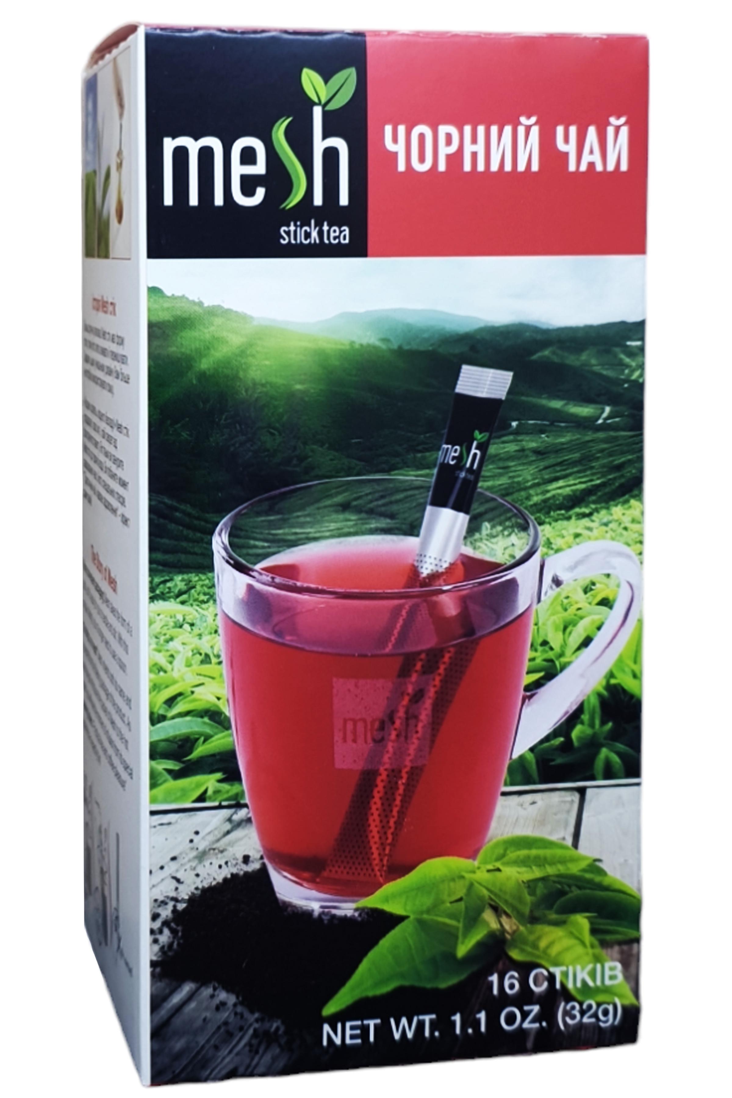 Чай Mesh чорный в пакетиках 16 шт. 2 г (58418)