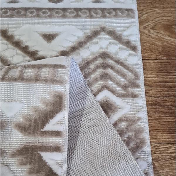 Ковер акриловый Garden 0,6х1 м Кремовый/Бежевый (04841) - фото 4 Ковер акриловый Garden 0,6х1 м Кремовый/Бежевый (04841) - фото 4