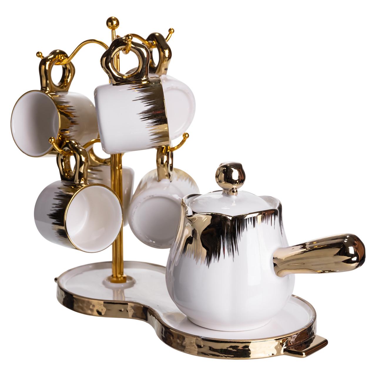 Набір для кави по-турецьки порцеляновий Charisma на 6 персон (FM-JJ-3) - фото 3 Набір для кави по-турецьки порцеляновий Charisma на 6 персон (FM-JJ-3) - фото 3