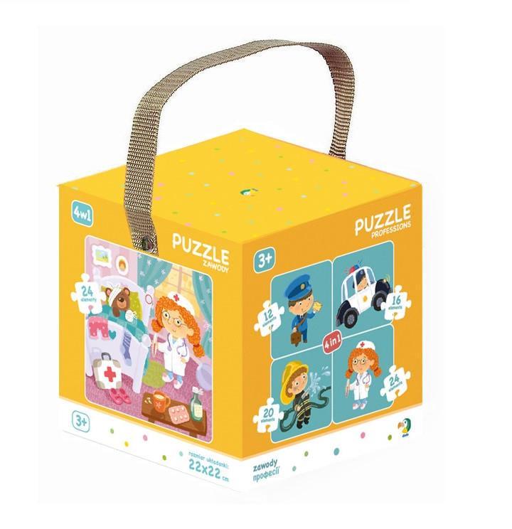 Пазл дитячий DoDo професії 4в1 (300131)
