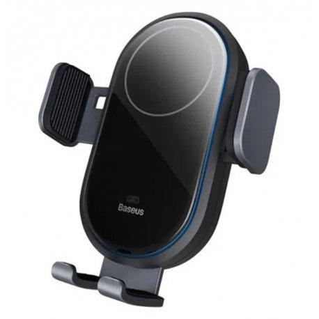 Автотримач BASEUS LightChaser Series Wireless Charging Electric Car Mount 15W Cosmic Black (C40355900121-00)