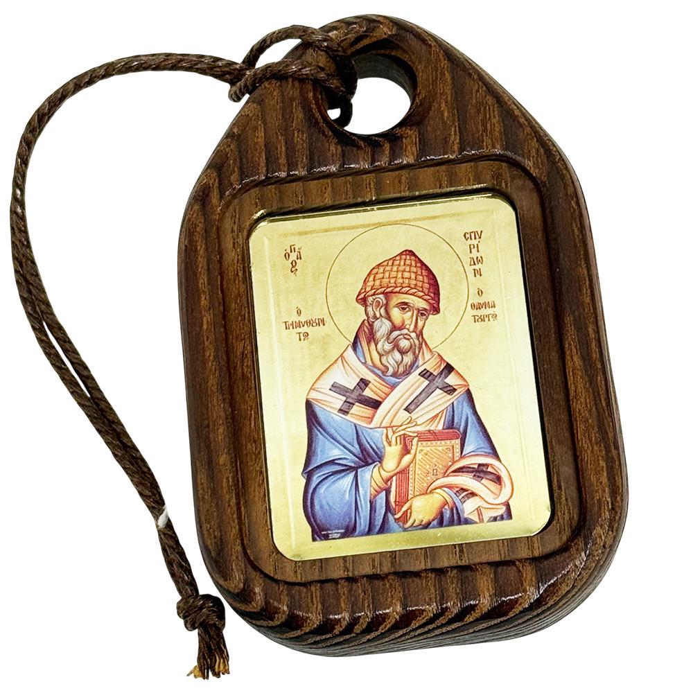 Икона дорожная Святой Спиридон Тримифунтский (ФР-00012598)