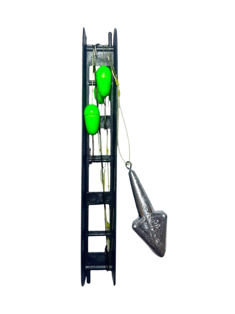 Готовая снасть с грузом Кефаль Ракета 60 г 3 крючка (1120145710)