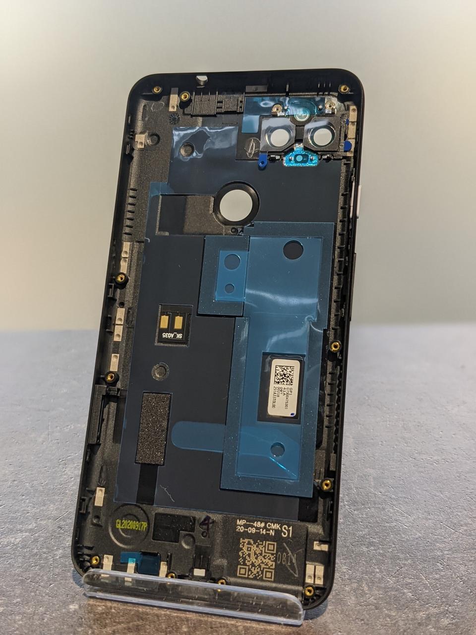 Крышка задняя Google Pixel 4A 5G Servise со стеклом для камеры Black (23136461) - фото 3