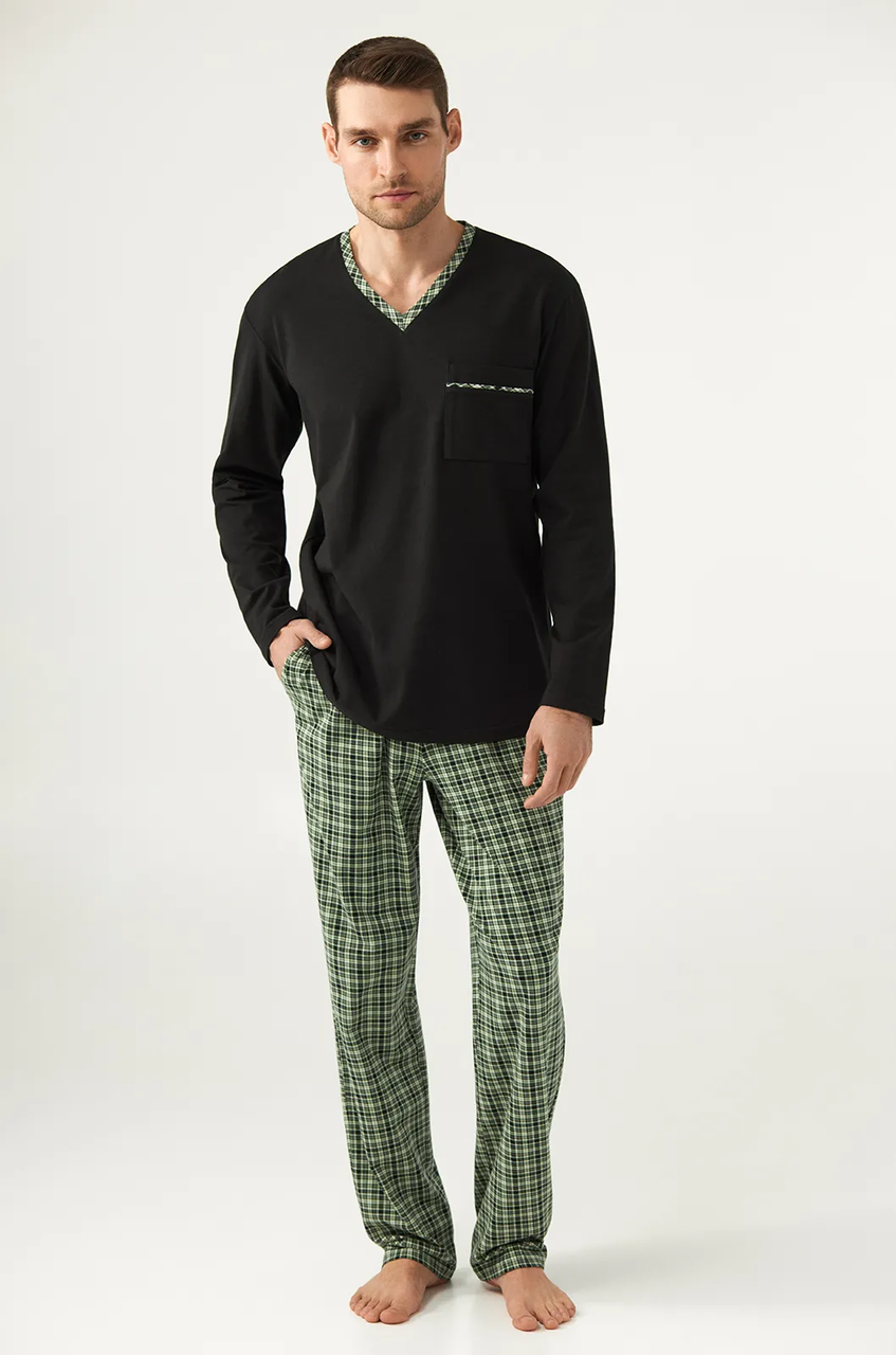 Пижама мужская Ellen POWER 0880/12/01 3XL Черный (31329432)