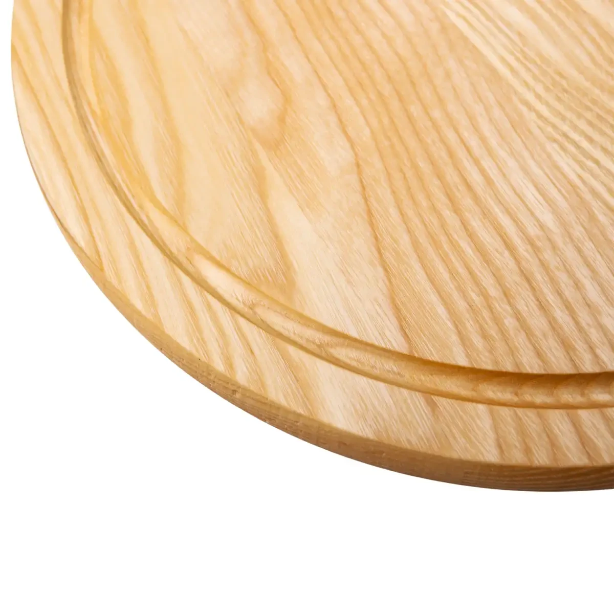 Доска разделочная круглая деревянная для подачи нарезки десен 30 см (C11W300) - фото 3